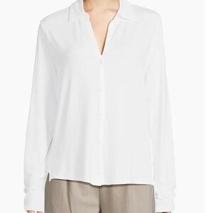 Majestic Filatures Soft Touch Button-Up Shirt